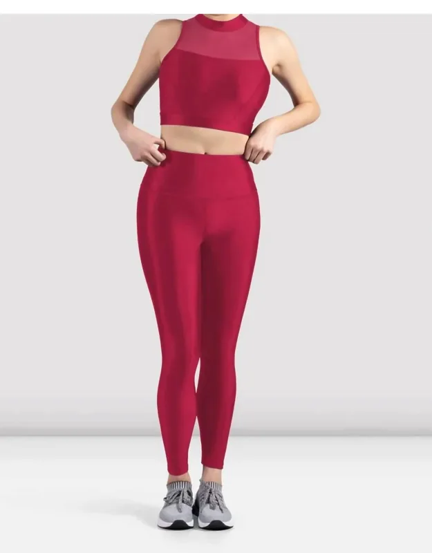 Glow High Neck Crop Top
