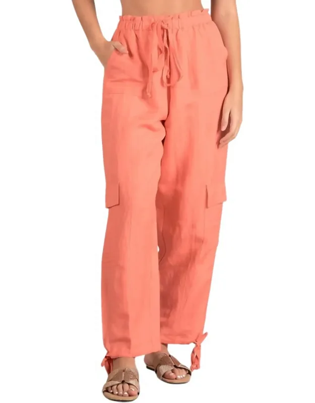Drawstring Cargo Pants