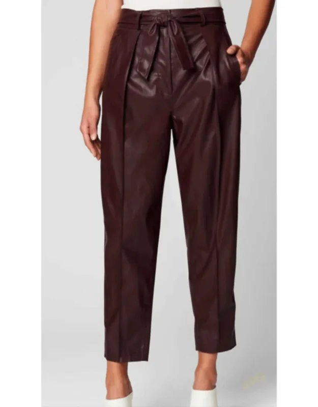 Faux Leather Pants