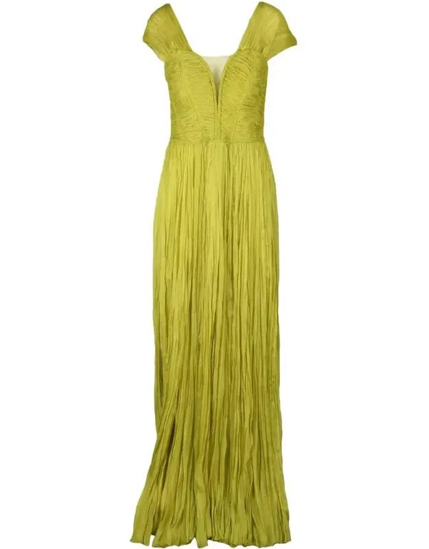 Pleated Maxi Dress