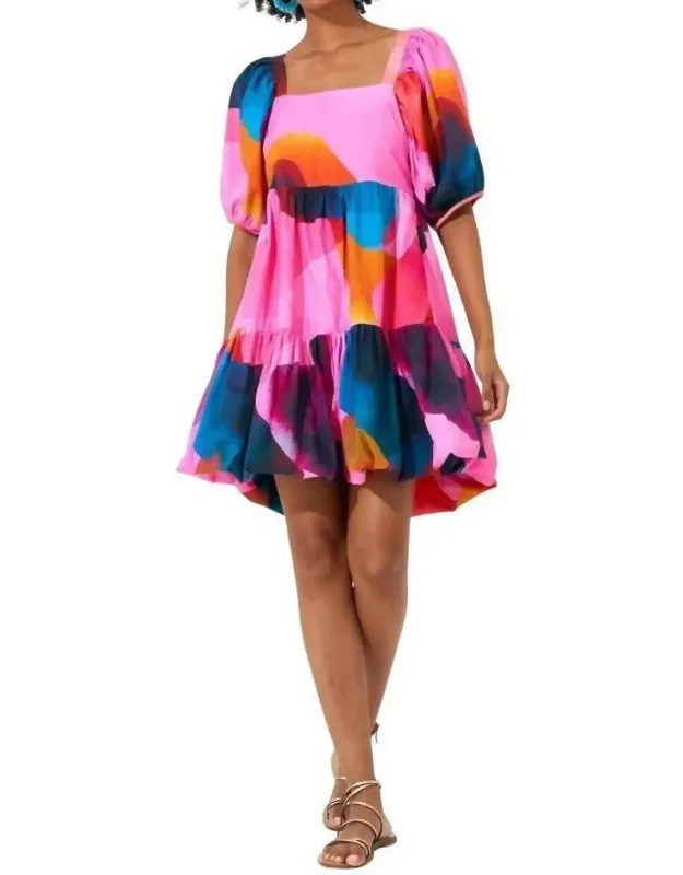 Bubble Skirt Mini Dress