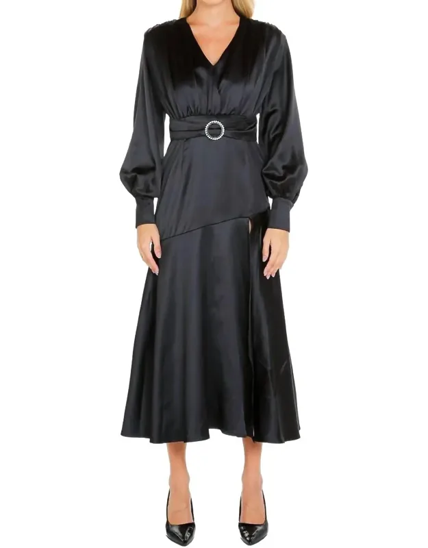 Satin Maxi Dress