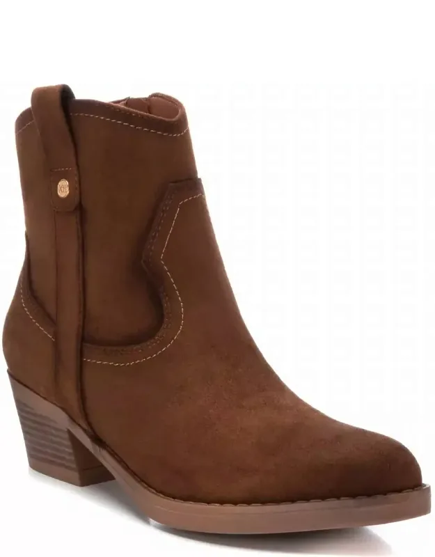 Suede Italian Western Boots