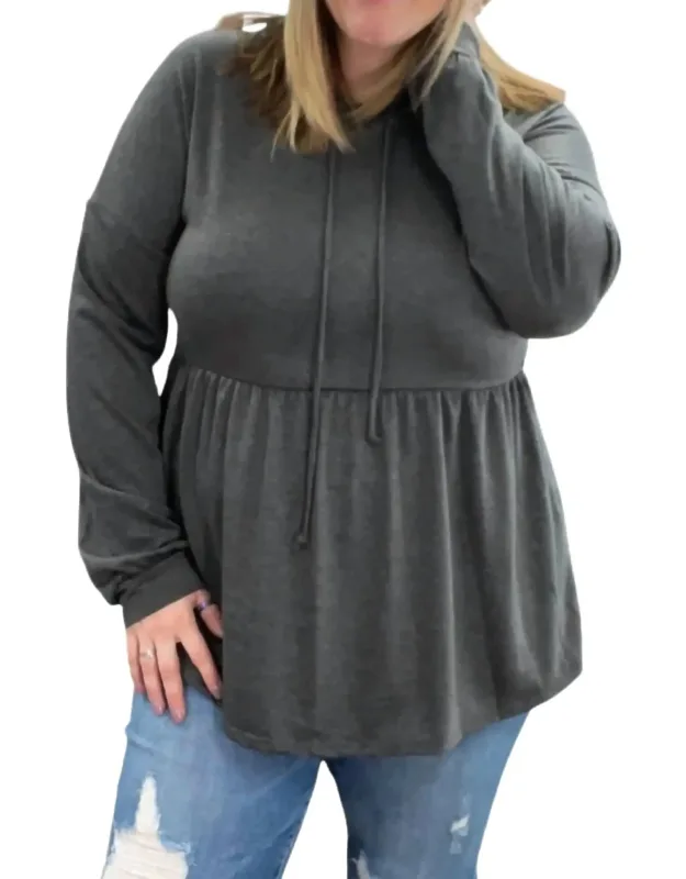 Babydoll Hoodie Sweater