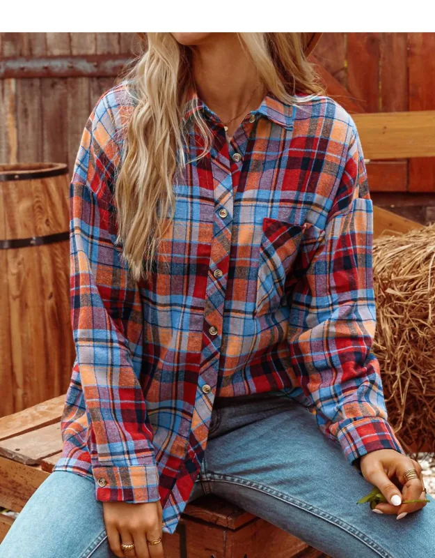 Plaid Print Vintage Shirt