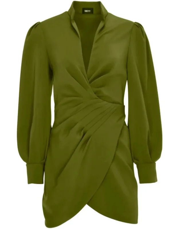 Draped Mini Dress