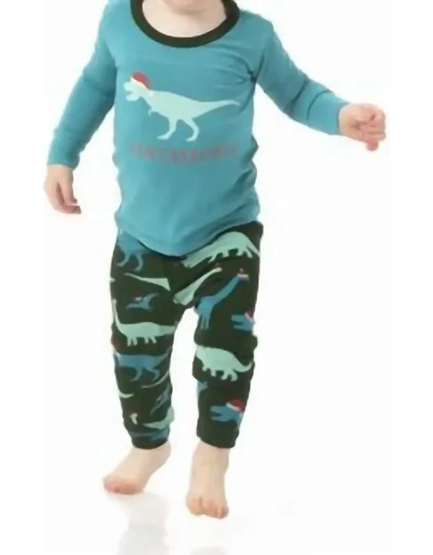 Long Sleeve Graphic Tee Pajama Set