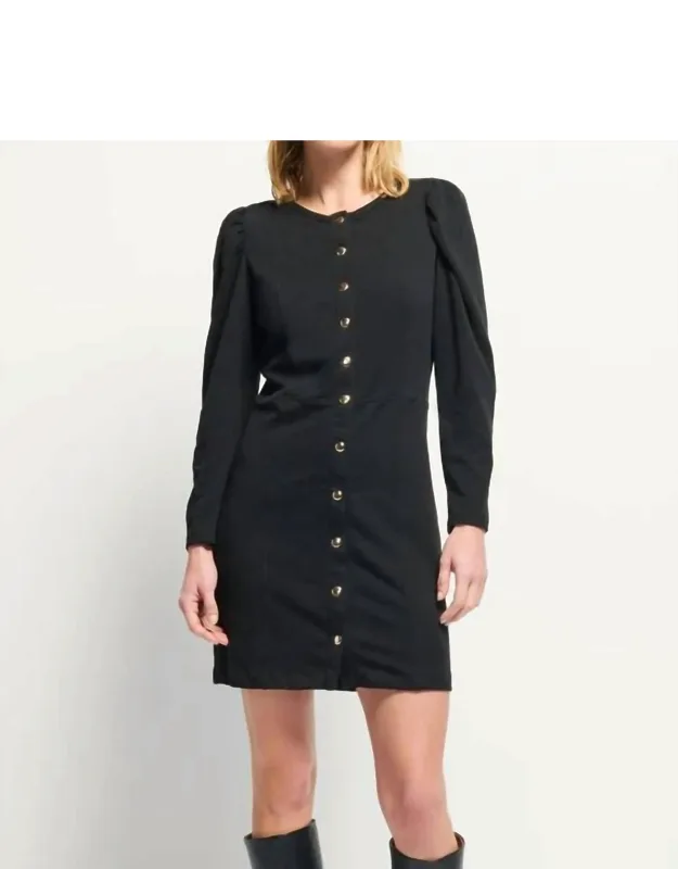 Rae Placket Front Dress