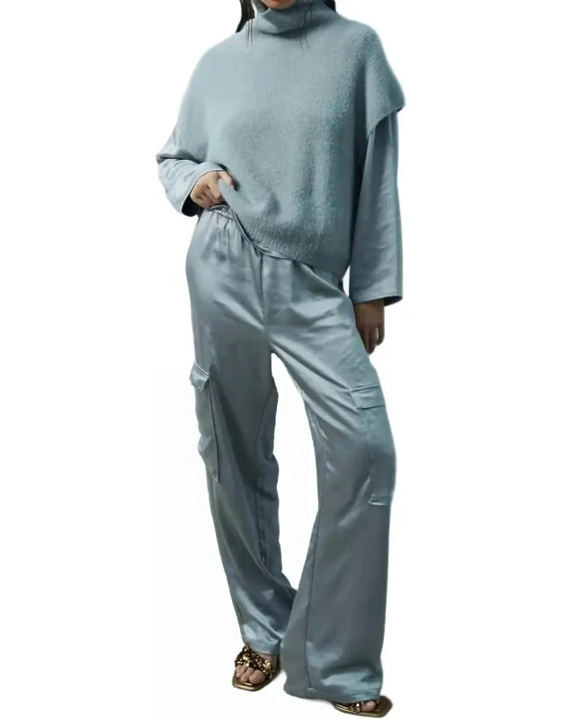 Miranda Satin Cargo Pants