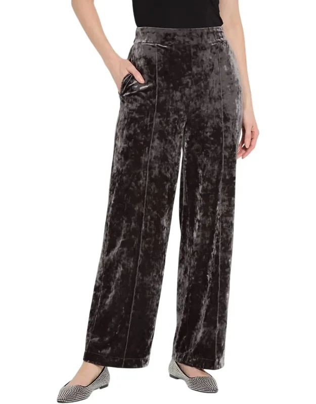 Crushed Velvet Suit Pants