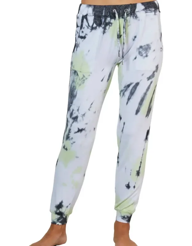 Marble Wash Jogger Pants