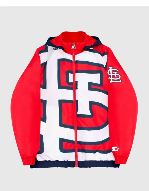 St. Louis Cardinals Hooded Nylon Full-zip Jacket