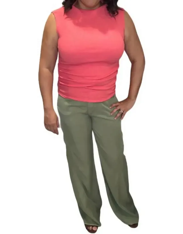 High Rise Wide Leg Cargo Pants