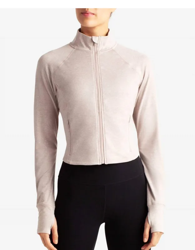 Cropped Melange Jacket