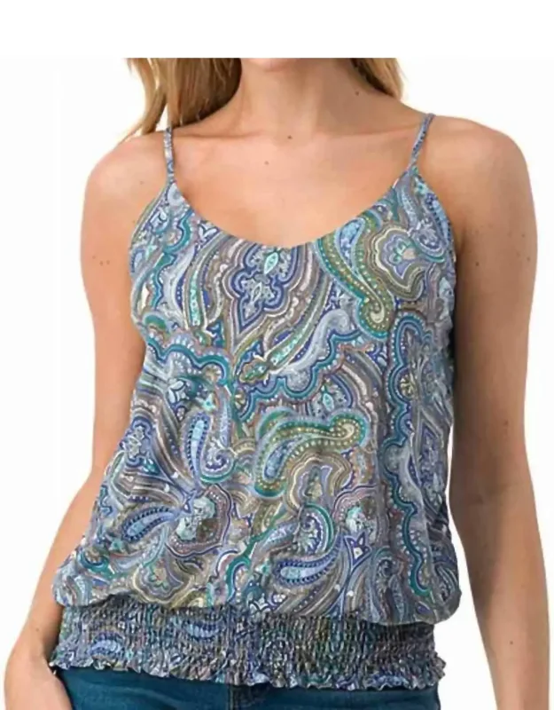 Payton Paisley Tank Top