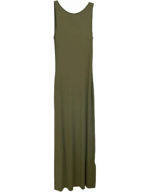 Soft Touch Boatneck Tank Maxi Dress