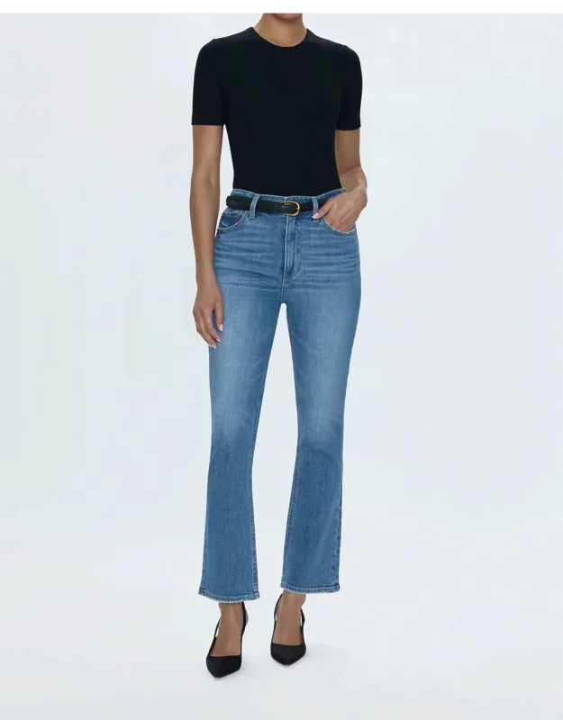 High Rise Slim Bootcut Jeans