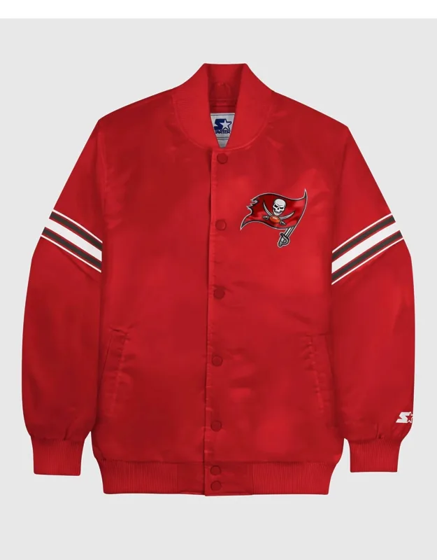 Tampa Bay Buccaneers Satin Full-snap Jacket