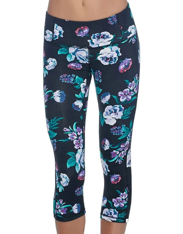 Floral Capri Leggings