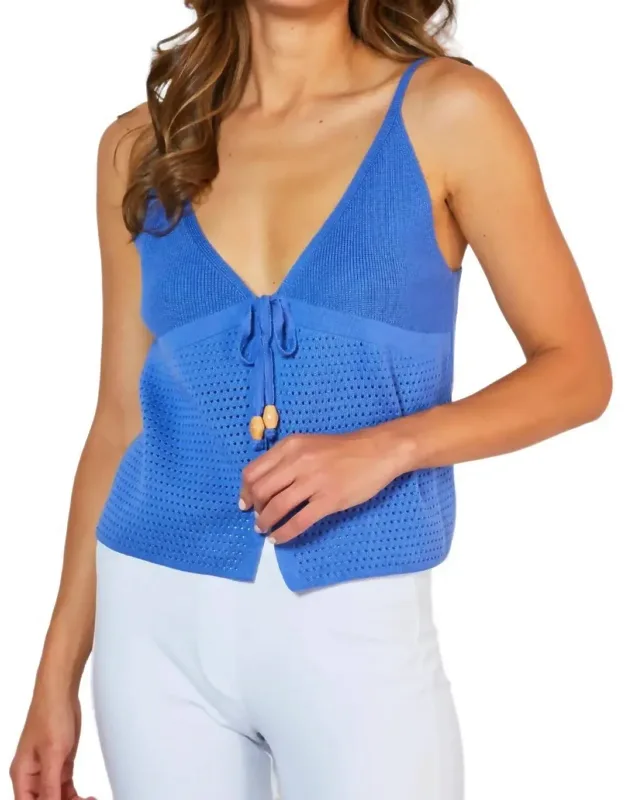 Spaghetti Strap Detail Tank Top