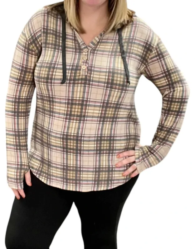 Plaid Hoodie