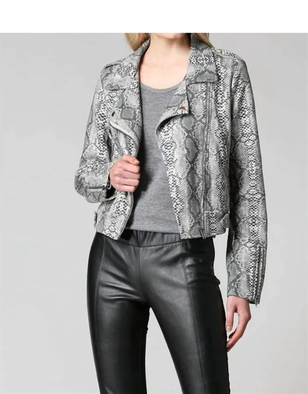 Snake Print Blazer