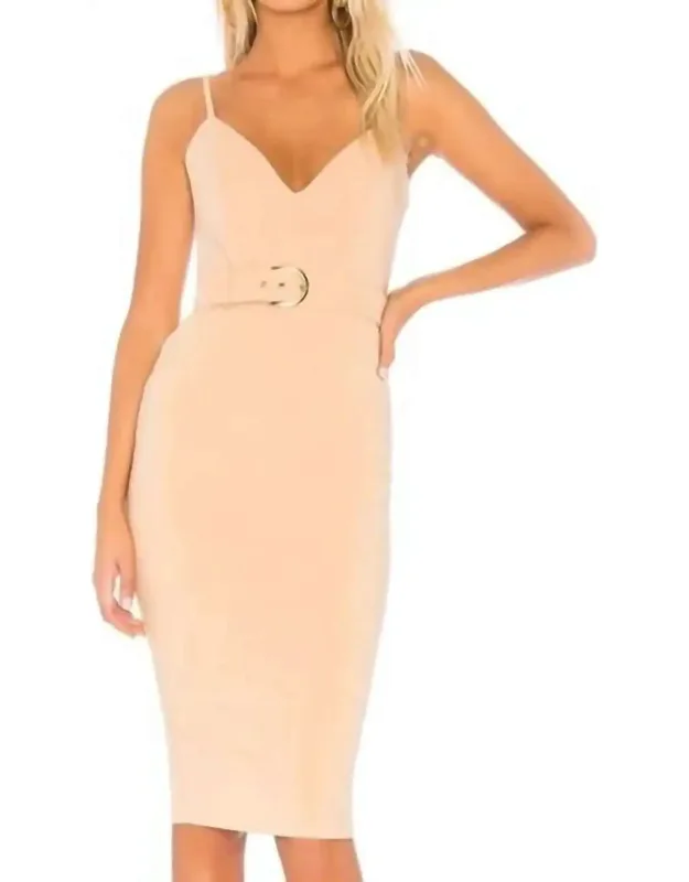 Belted Midi Dress