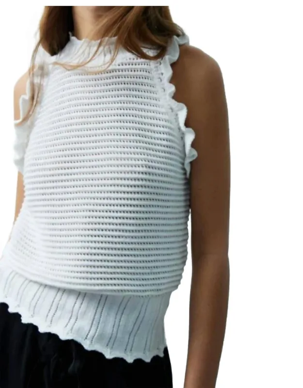 Rana Crochet Sweater Top