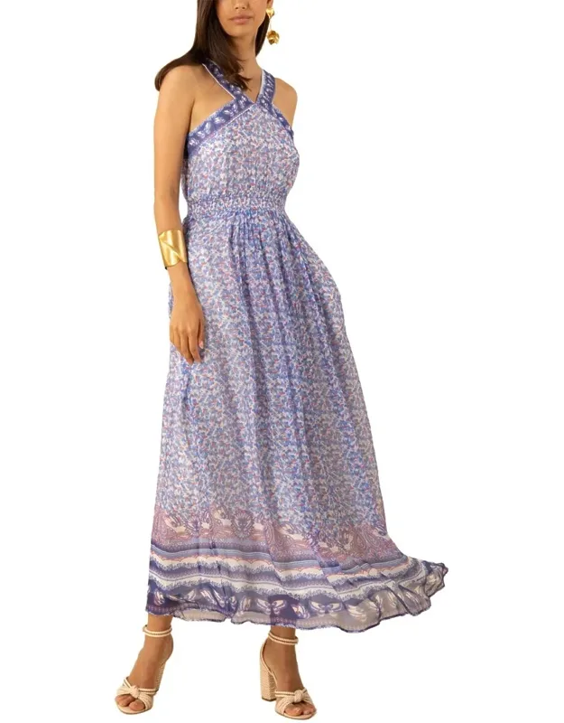 Silk-blend Midi Dress