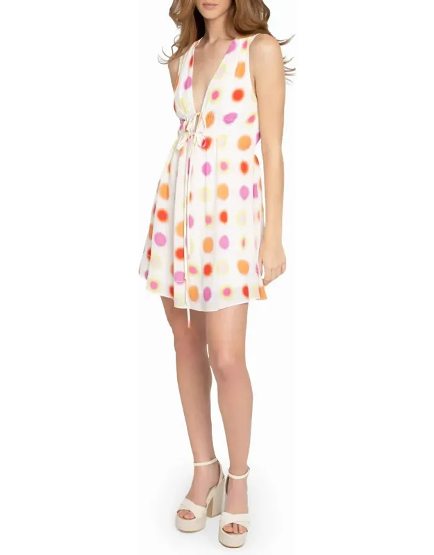 Radiant Aura Silk Mini Dress