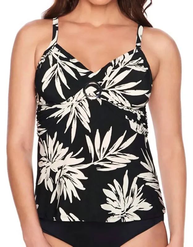 Embellished Tankini Top