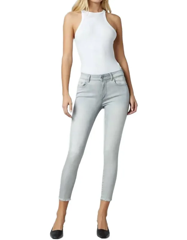 Florence Skinny Mid Rise Instasculpt Ankle Crop Jeans