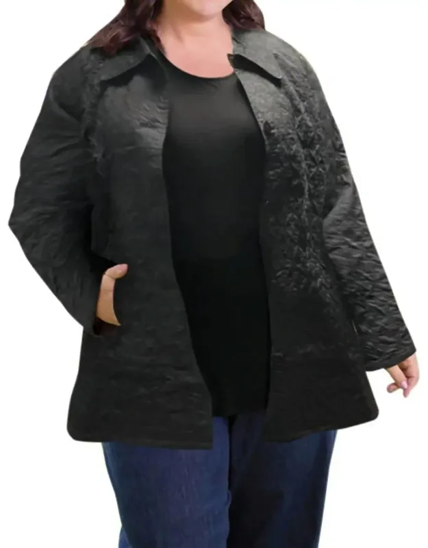 Quilted Swing Coat