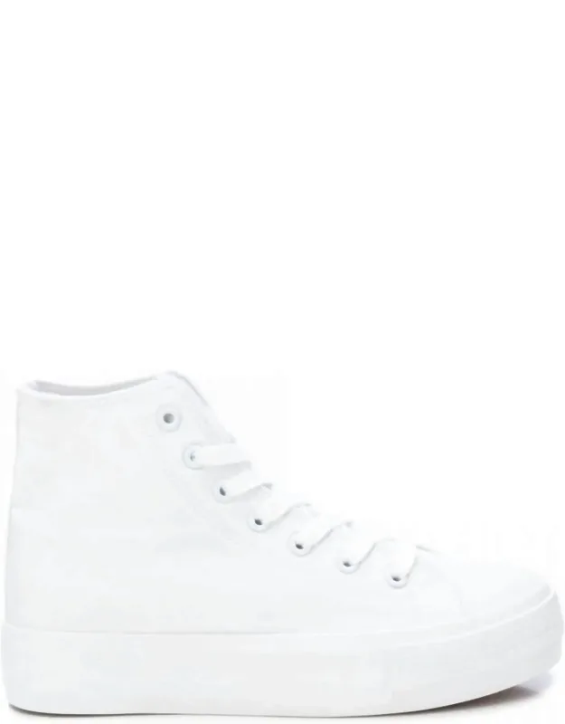 Canvas High-top Sneakers