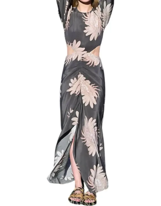 Silk Long Dress