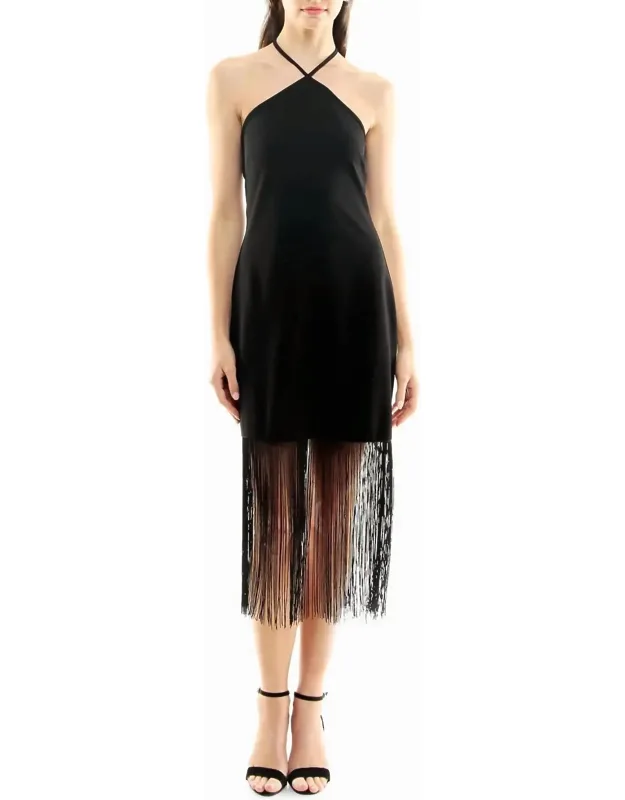 Fringed Sheath Dress