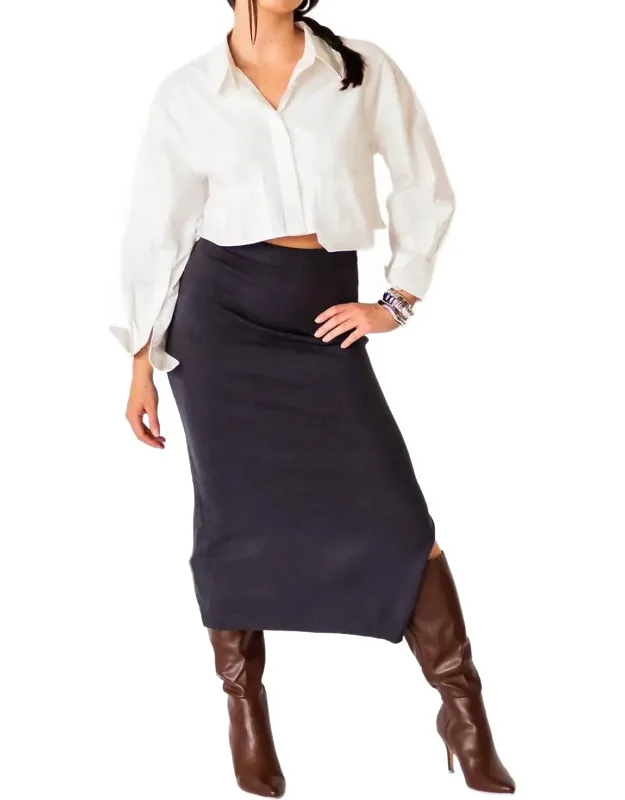 Knit Pencil Skirt