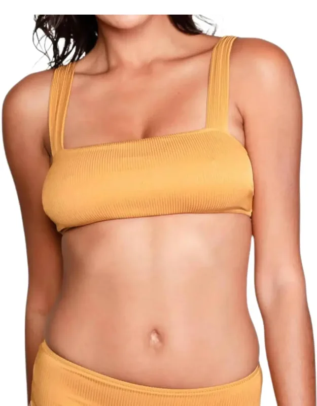 Ribbed Bikini Top
