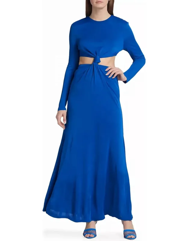 Knot Cut Out Maxi Dress