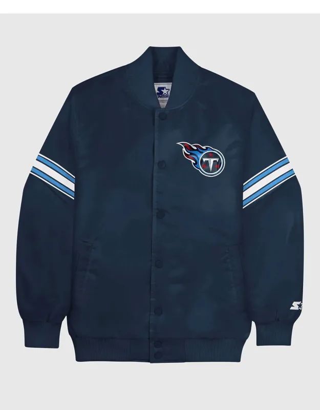 Tennessee Titans Satin Full-snap Jacket