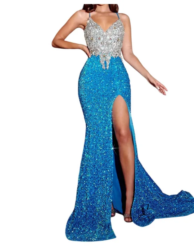 Shimmering Two Tone Dress