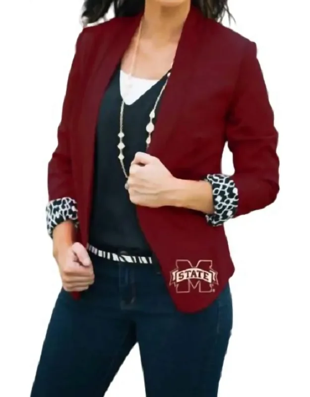 Ikat Logo Blazer