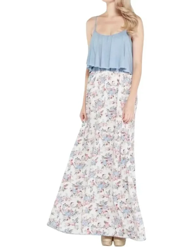 Floral Tank Maxi Dress