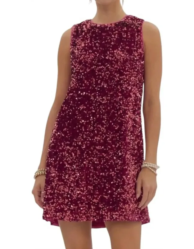 Sequin Mini Dress
