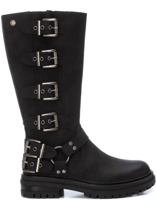 Faux Leather Boots