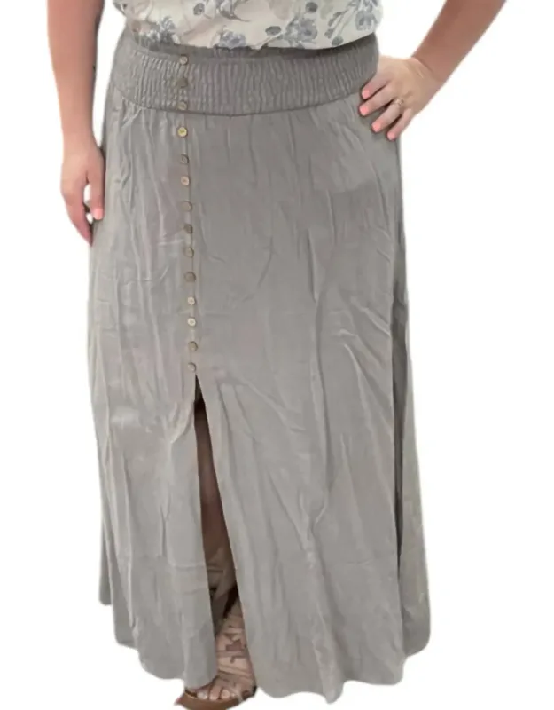 Smock Front Skirt