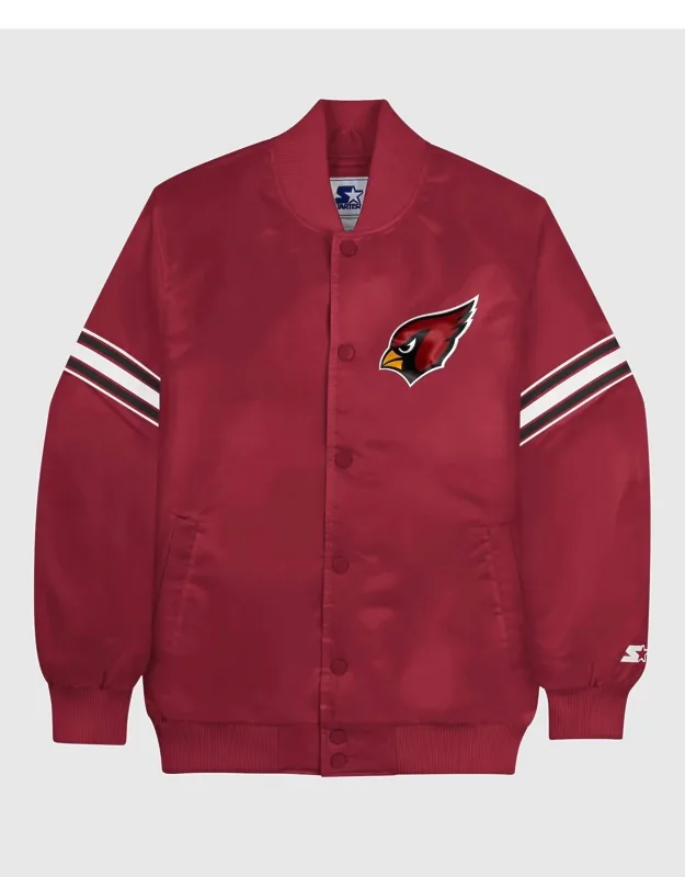 Arizona Cardinals Satin Full-snap Jacket