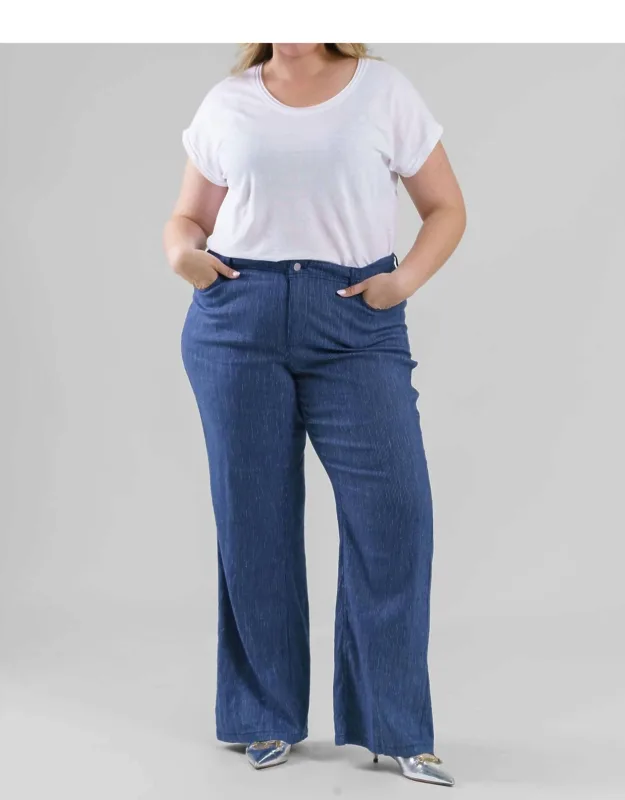 5 Pocket Wide Leg Trousers