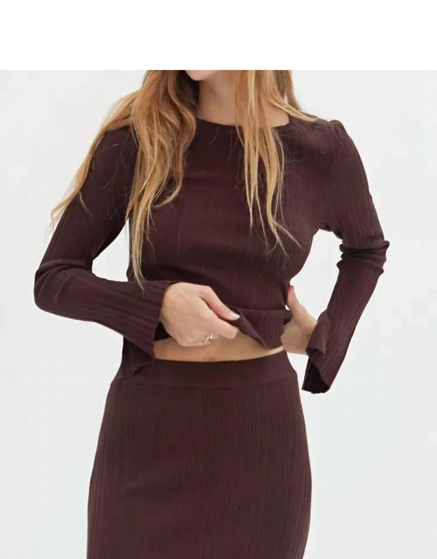 Ribbed Knit Top