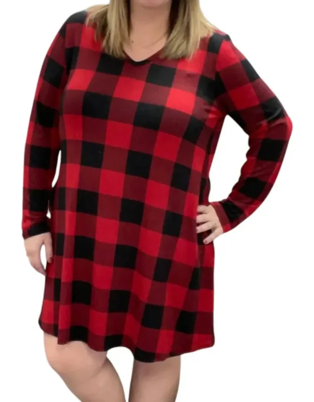 Buffalo Plaid Dress